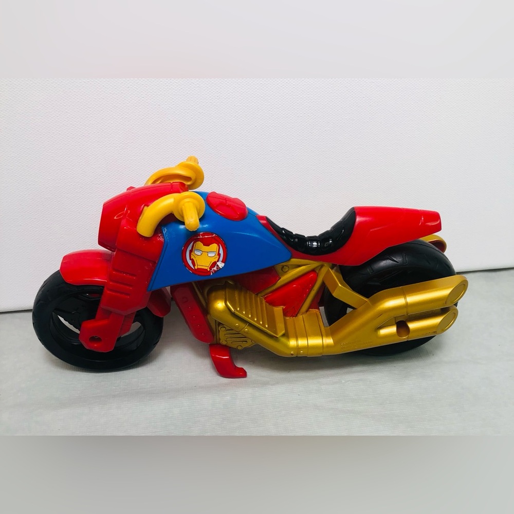 Marvel Super Hero Adventures Iron Man Cycle 2018 Hasbro